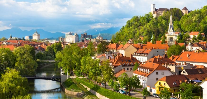 Schitterende hoofdstad Ljubljana