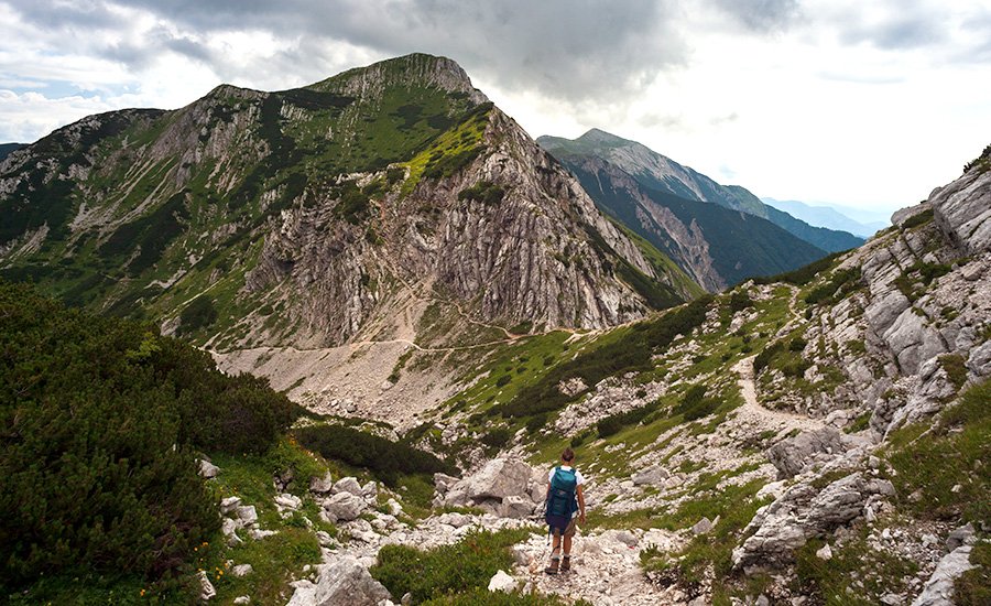 Huttentocht Triglav Gebergte Slovenië