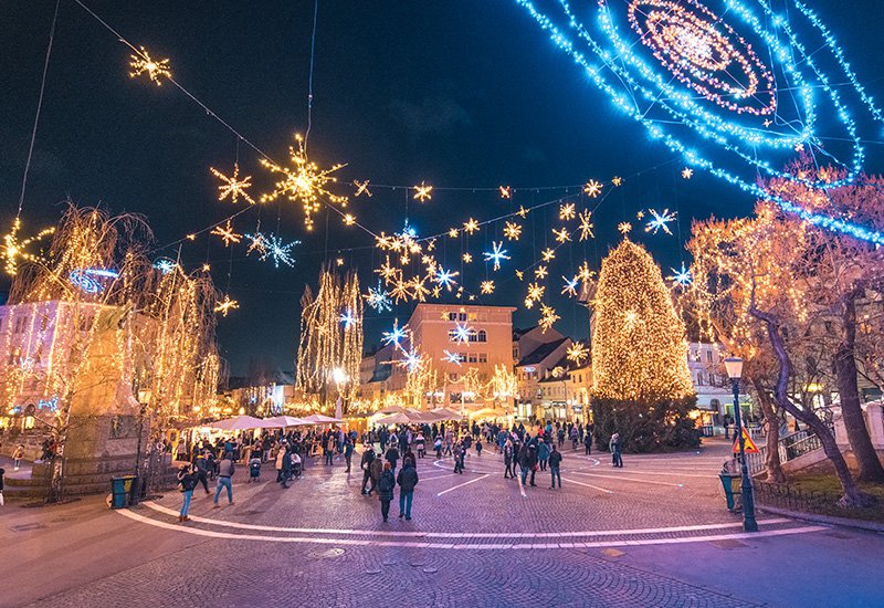 Kerstmarkt Ljubljana