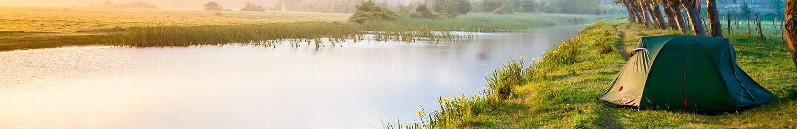 Campings aan een rivier