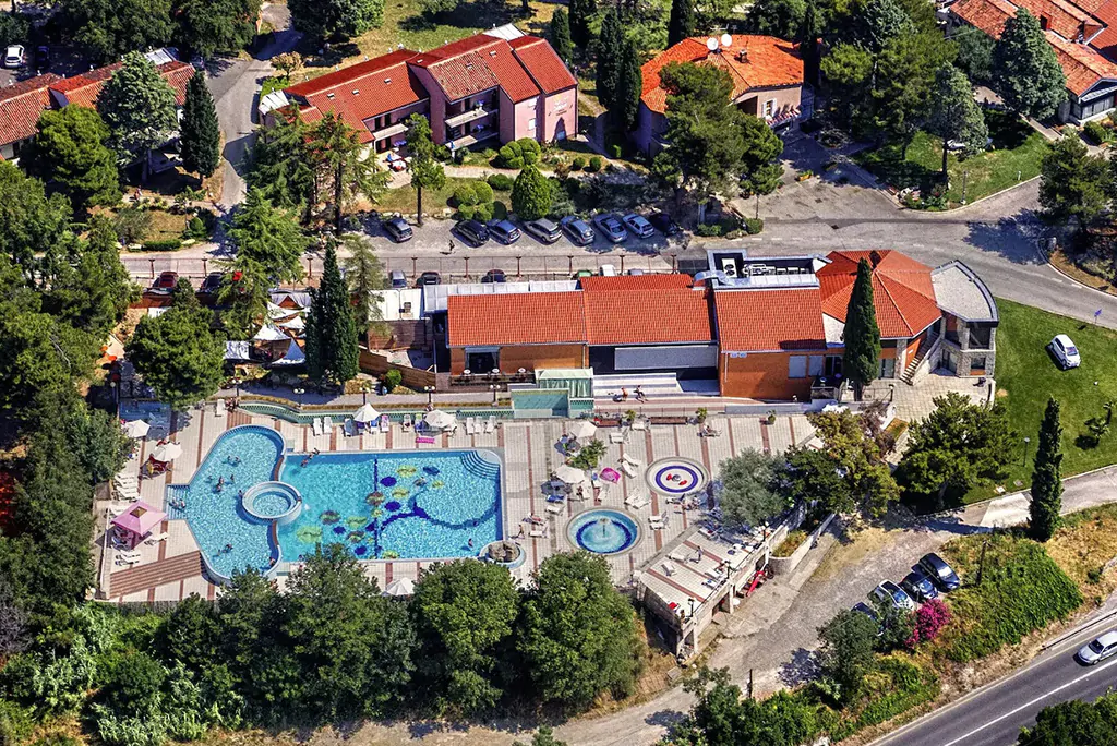 Belvedere resort hotel bij Izola in natuurreservaat Strunjan Slovenië